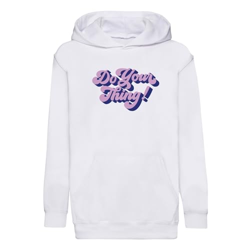 Sweat capuche enfant Do Your Thing message positif