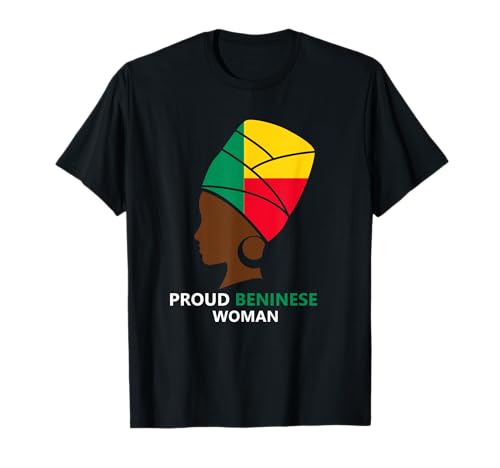 Flagsm erch T-shirt avec drapeau du Bénin pour femme fière T-Shirt