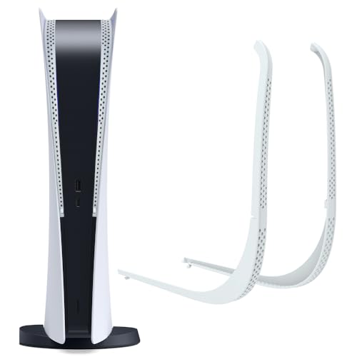 Dust Cover for PS5 Console, Chanvoo Heatsink Barrier Pets Hair Anti-dust Filter Cover for Disc/Digital (White) Not for PS5 Slim