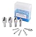 Accusize Industrial Tools 9 Pc Single Flute H.S.S. Countersink Set, 90 Degrees, Ground, 0245-2027