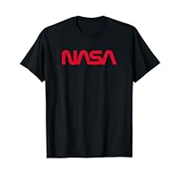 Cracked Red NASA Worm Logo NASA T-Shirt T-Shirt