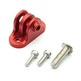 Yuanpgky Adaptador de montaje de aluminio para computadoras Edge Cycle y dispositivos GPS, compatible con soportes frontales exteriores, para construcción de aleación CNC, distancia central de agujero