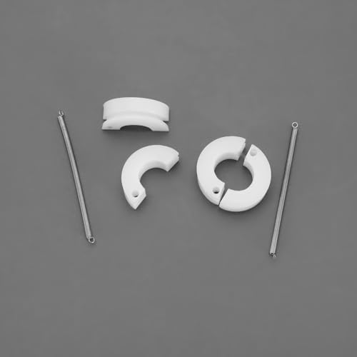 2 Sets Kupplungsgleiter RC aus Kunststoff mit Federeinstellung für Fernbedienung Nitro HSP 1/10 Auto Ersatzzubehör, Weiß