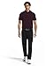 PGA Tour Men's Jaspe Airflux Short Sleeve Golf Polo Shirt, Dk Purple HTR, X-Large