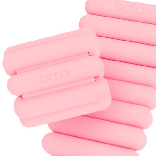 Image of Bala Bangles Wrist & Ankle Weights for Women & Men - Adjustable Weighted Bands - Soft Silicone Arm & Leg Weights for Pilates, Yoga, Walking, Barre, Home Workout & Strength Training Exercise