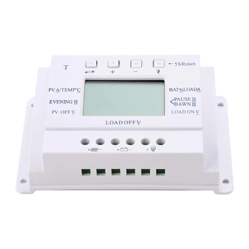 Régulateur solaire MPPT 20A 12V/24V automatique contrôleur panneau solaire LCD