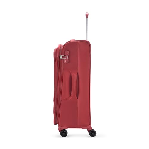 Image of Skybags Polyester Hybrid Double Spinner Suitcase Airway PRO 8W EXP STR 59+71+81 RED, Small,Large,Large, 81 Cm