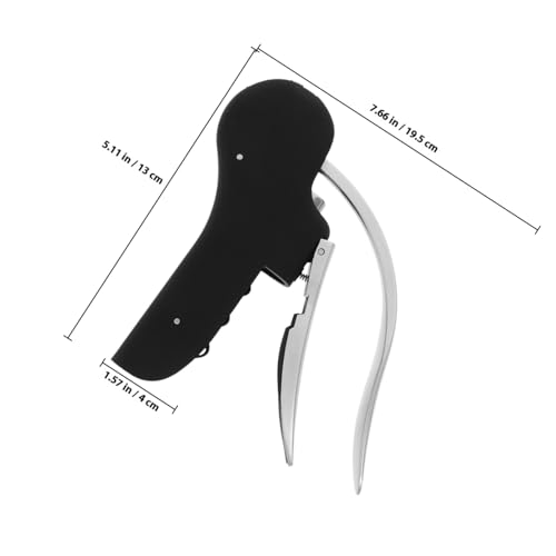 Ouvre-bouteille manuel en alliage de zinc robuste et ergonomique - 3