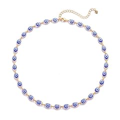 blue eyes choker