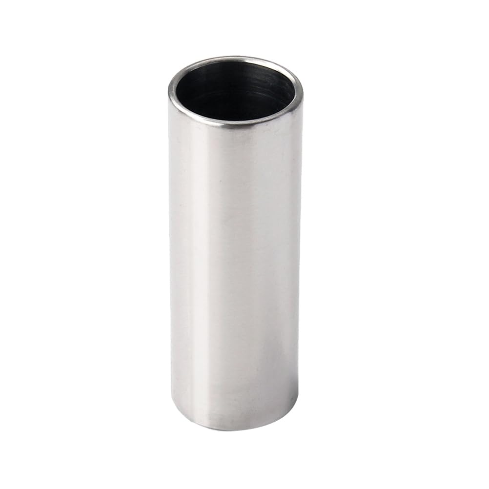 SUPVOX Glissière En Acier Chromé 6X2.50X2.50Cm Pour Guitare Basse Et Acoustique Accessoire Instrument De Musique Pour Sustain Et Intonation Précise Confortable À Jouer