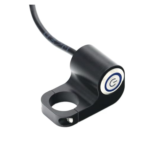 Interruptor de botón para manillar de moto estanco con control de luces de freno y avería