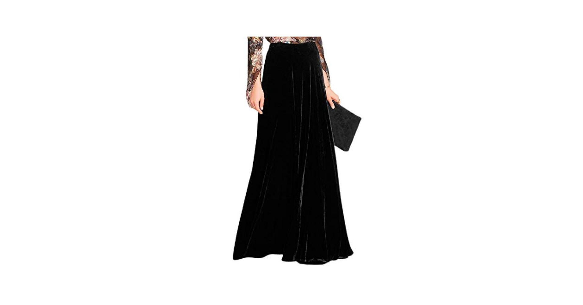 enof velvet long skirt Sサイズ ENOF（イナフ）の「velvet long skirt（スカート）」 - WEAR