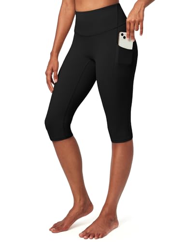 IUGA Capri Leggings for Women with Pockets Women's High Waisted