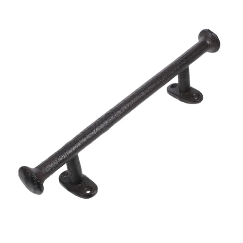 Uonlytech Poignée De Porte Rustique En Fonte Noire Antique Pour Jardin Portail Grange...