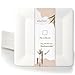 Wisefood Zuckerrohr Teller - 50 Stück Bagasse Einwegteller quadratisch 26cm - Einmal Pappteller ideal als Partyteller oder Speiseteller - Biologisch abbaubares Zuckerrohr Geschirr ohne PLA/PE