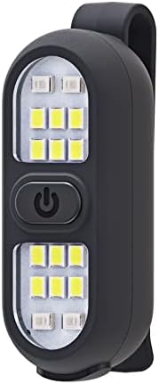 Clip on Flashlight, Running Lights for Runners Dog Light for Dog Walking at Night Rechargeable Safety Portable EDC Flashlight Gift for Runners Hands Free LED Work Light Flashing Camping Hiking Gear