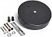 Industrial Rewind Ceiling Canopy Light Kit, Deep Single Hole Canopy (with mounting Holes) for Pendant Lighting (Black)