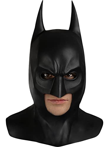 Funidelia Batman Latexmaske - Der Dunkle Ritter für Herren Zubehör für Kostüme für Erwachsene Karneval Halloween und Party Kostüme