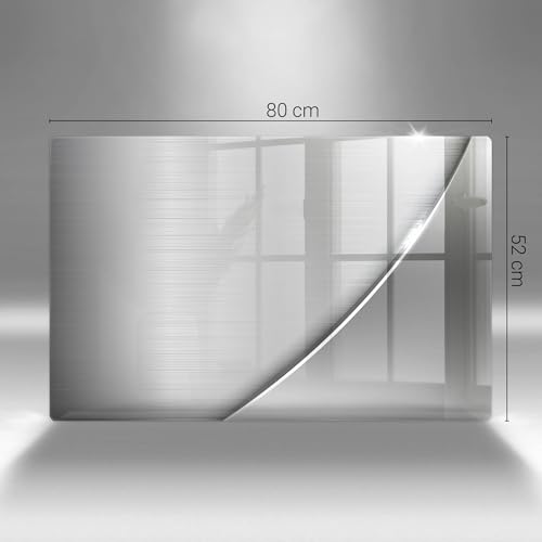 Planche à découper induction 80x52cm Wallfluent protège plaque cuisson résistant