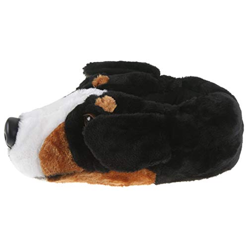 Tierhausschuhe Unisex Hausschuhe Berner Sennenhund, Schwarz, 38/39, TH-Bernersennen