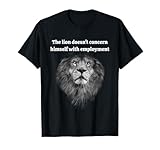 Funny Lion Meme brainrot gen z Humour gen Alpha Memes T-Shirt