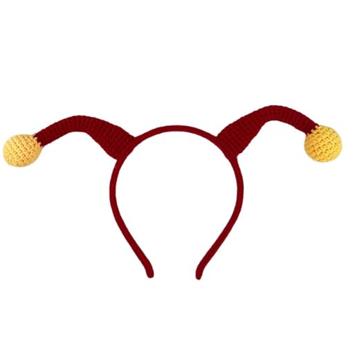 MEIBAOGE Diademas de payasos con forma de cuerno de diablo, diadema de circo, accesorio de maquillaje para mejorar el atuendo de moda