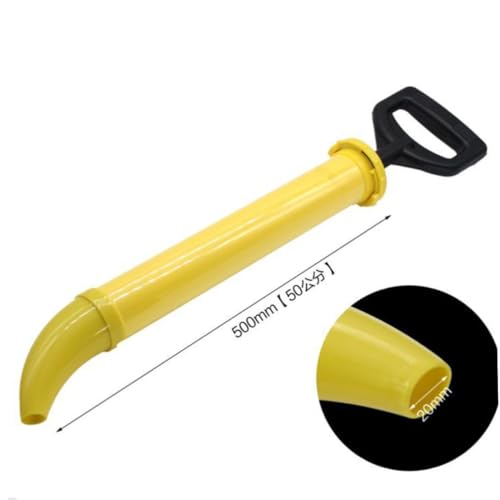 Pistolet de calfeutrage multifonction jaune avec dispositif pose de ciment