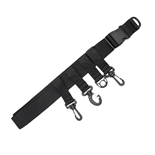 NULYLU Fishing Belt Hook Straps Wading Belt for Fishing Adjustable Waist Holder Durable Buckle Comfortable Pad for Outdoor