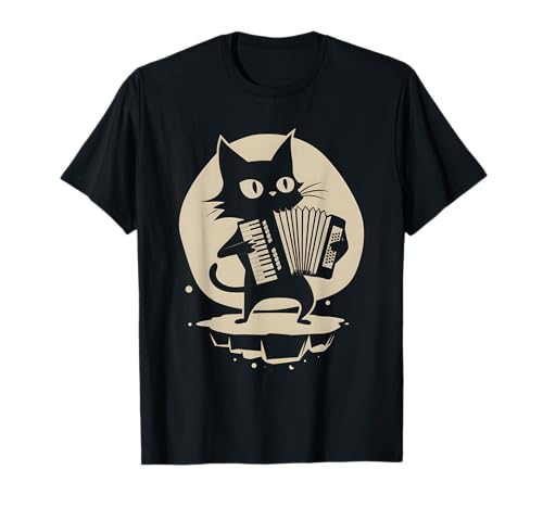 Cat Accordion T-Shirt