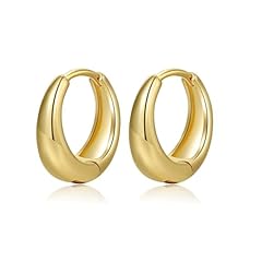 Gold Earrings-16mm
