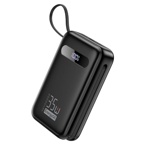 EnergyQC 20000mAh Portable Charger, 35W PD 3.0+QC 4.0 Fast Chargi...
