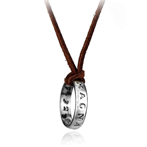 Feidiao Un charted Halskette PS4-Spiel Un charted 4 A Thief's End Nathan Drake-Halsketten Cord Chain Long Necklace Schmuck Männer Zubehör