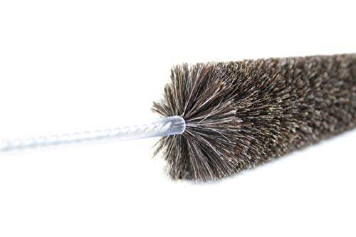 Pullach Hof Heizkörperbürste Reinigungsbürste Bürste für Heizkörper | mit Ziegenhaar Borsten | Kunststoff ummantelter… – Bild 3