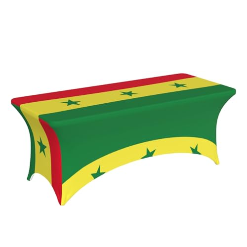 Nappe extensible drapeau Sénégal 1,8 m lavable pour mariage - 4