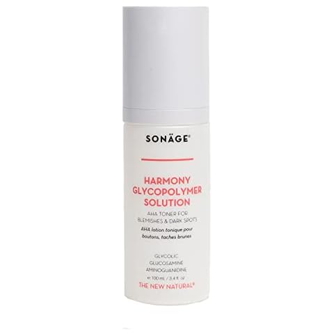 Sonage Harmony Glycolic Peel: Pro Spa Strength Exfoliation for Glowing Skin | Chemical Exfoliant Renews & Refines Texture Cover