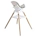 Joie Chai Multi-Mode Highchair - European Beech Wood, Convertible, 9+ Modes, Birth up to 60 lb. (Walnut)