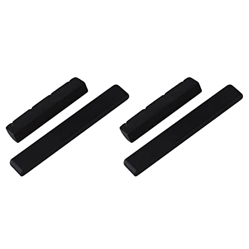 Bloepum 4 String Ukulele Guitar Nut and Saddle Made of ABS 2 Pair