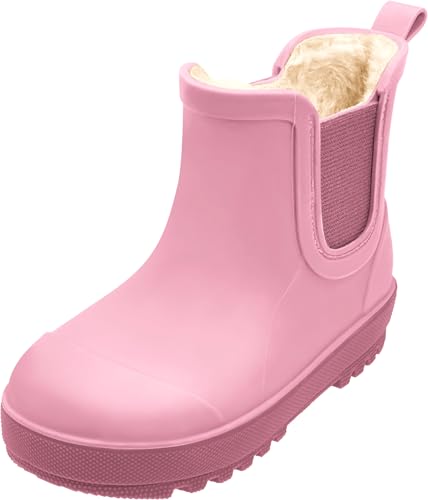 Playshoes Jungen Unisex Kinder Warmfutter Gummistiefel, TPE Rosa, 22 EU Playshoes Jungen Unisex Kinder Warmfutter Gummistiefel, TPE Rosa, 22 EU