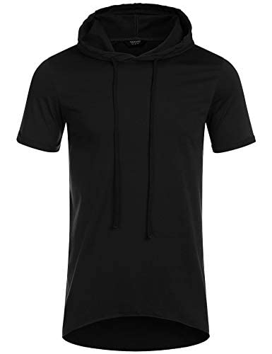 Coofandy Mens Casual Fashion Athletic Hoodies Sport Sweatshirt Workout Lightweight Pullover #TOP5