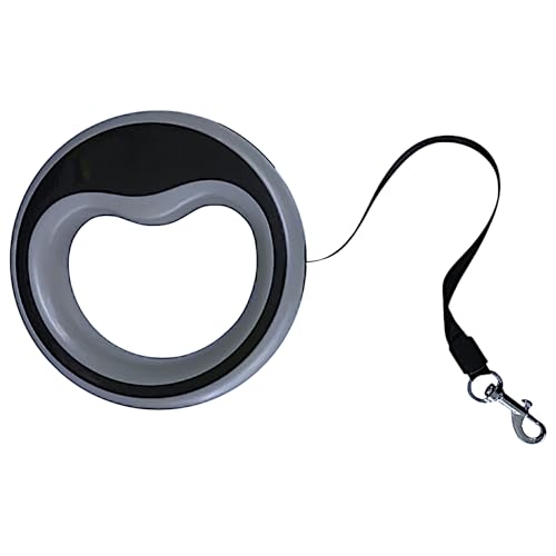 Guia Retrátil Redonda Para Pet Cães Gatos, 2.5 Metros Com Trava De Segurança Para Cachorro Guia De P