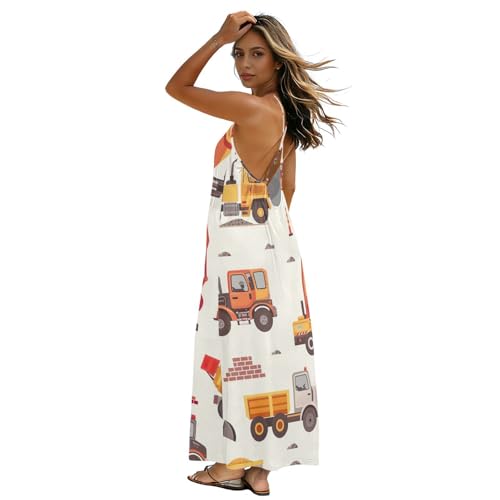 Robe longue dos nu idéale pour vos promenades et vacances à la plage