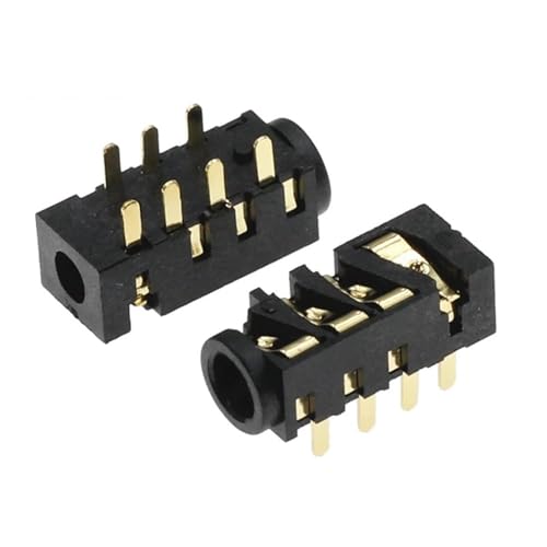 Prise Casque PJ-393 Jack 3,5 mm femelle Composant Audio de Remplacement DIP 10 pièces