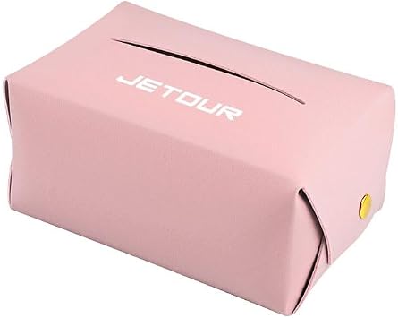 Creative ins Wind Nordic Paper Towel Bag Leather Napkin Bag Storage Tissue Box for CheryPink for Jetour