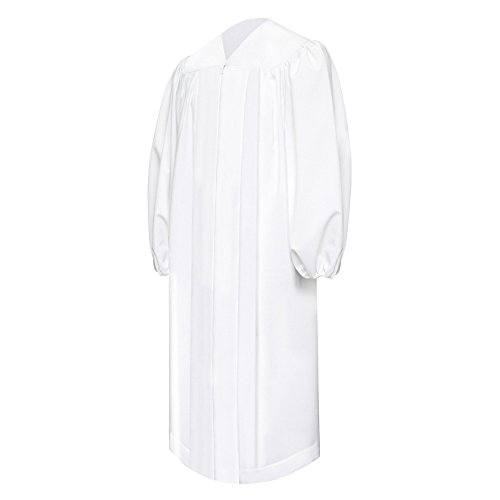 Premium White Baptismal Robe - 51 (5'6
