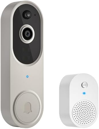 1080P Wireless Video Doorbell Camera, Indoor/Outdoor Surveillance...