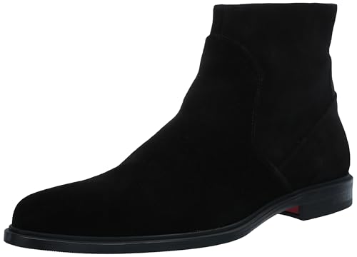 Image of HUGO Men's Suede Side Zip Chelsea Boot
