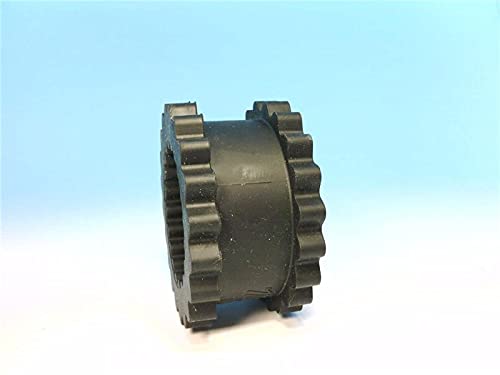 Martin Sprocket & Gear Inc 5Jem Thermoplastic Elastomer (Tpr), 240 In/Lb Torque Rating Max, 7600 Rpm Max, Coupling Sleeve, 2-15/16 In Od, Coupling Size 5, Quadra-Flex, Jem Sleeve Type, One Piece Solid #TOP3