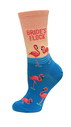 Image of Hot Sox Bride'S Flock Socks, Pink Heather, 1 Pair, Women Shoe 4-10