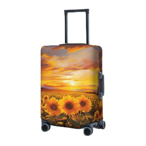 Housse de valise de tournesol pour voyager avec style et sérénité