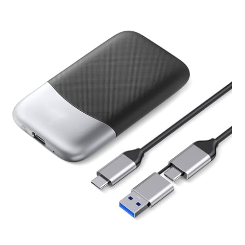 VENEKA SSD Portátil 1000 MB/S Unidad De Estado Externo 512GB USB 3.2 Gen2 Tipo-C PSSD para Laptop